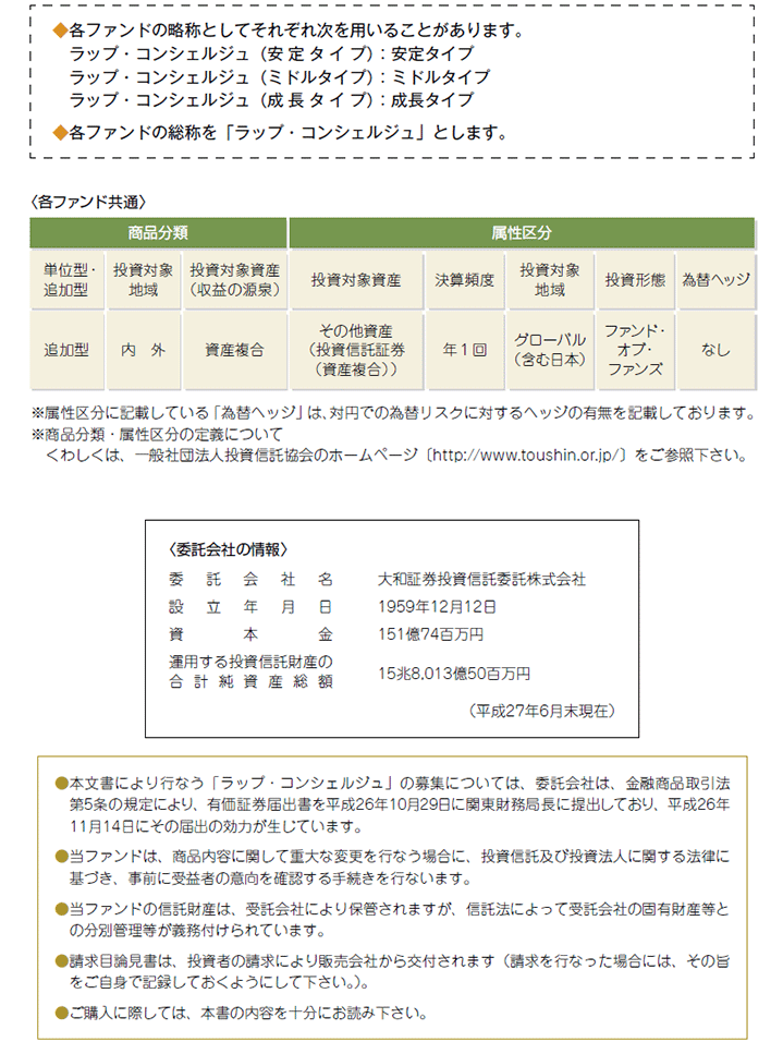 むさし証券株式会社 商品案内 投資信託